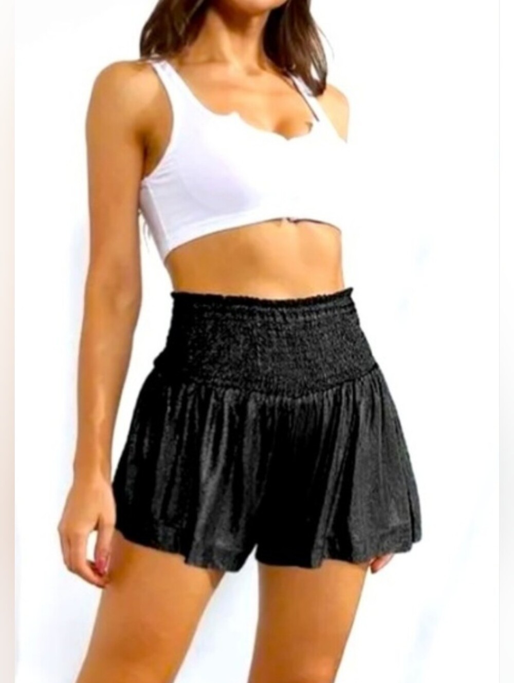 Queen Of Sparkles Iridescent Shorts